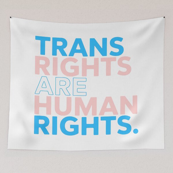 Item preview, Trans Rights Are Human Rights designed and sold by Angry Swan Designs.