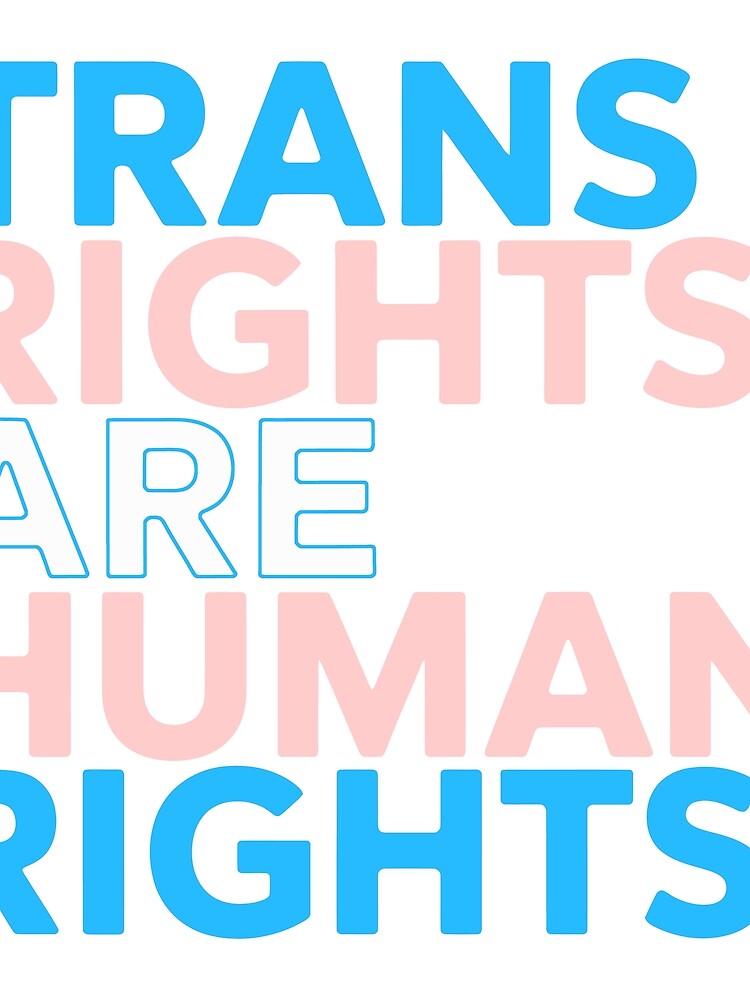 Thumbnail 3 of 3, Scarf, Trans Rights Are Human Rights designed and sold by mrdavidhowell.