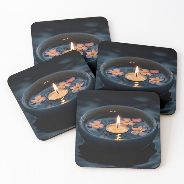 Item preview, Floating Candle with Petals in Tranquil Water designed and sold by daila70.