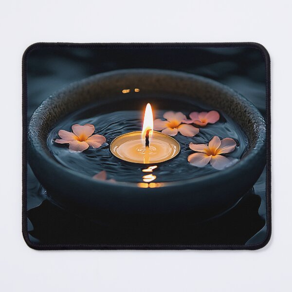 Item preview, Floating Candle with Petals in Tranquil Water designed and sold by daila70.