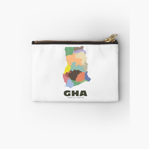 Item preview, Ghana Map - GHA ISO Code Wall Art designed and sold by CartoPrints.