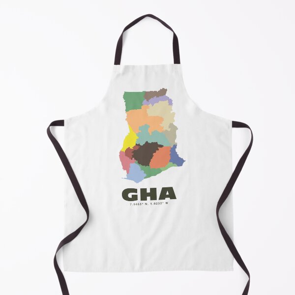 Item preview, Ghana Map - GHA ISO Code Wall Art designed and sold by CartoPrints.
