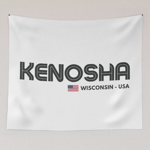 Item preview, Kenosha - Wisconsin - USA  designed and sold by Sketch-Shack.