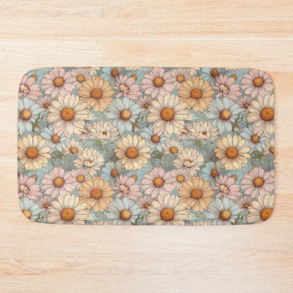 Item preview, Daisy Floral Line Art Pattern designed and sold by Designbes.