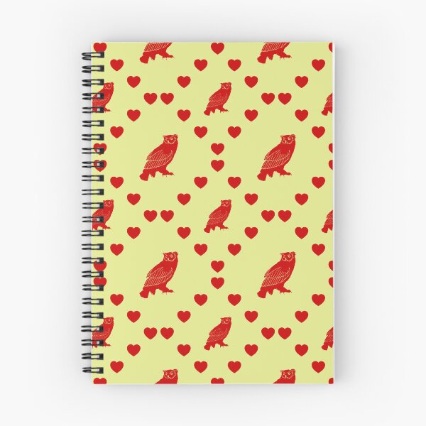 Item preview, Detailed Owl Seamless Heart Pattern | Hibou détaillé Motif sans cœur | Detailed Owl Seamless Heart Pattern | Detailed Owl Seamless Heart Pattern designed and sold by TheIconSmith.