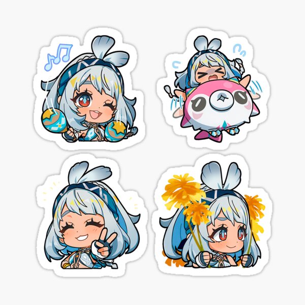 Item preview, Mualani Sticker Set, Genshin Impact designed and sold by Astral Drop.