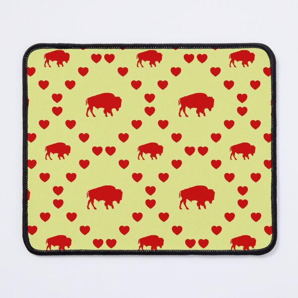Item preview, Buffalo Seamless Heart Pattern | Buffle Motif sans cœur | Buffalo Seamless Heart Pattern | Buffalo Seamless Heart Pattern designed and sold by TheIconSmith.