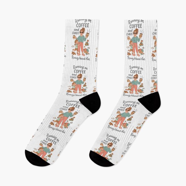 Item preview, Running on Coffee and Chaos Funny Mom Life designed and sold by Rushurban.