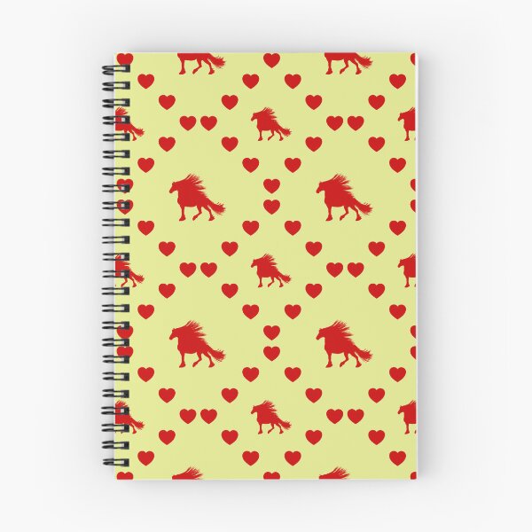 Item preview, Büffel Nahtloses Herzmuster |  | Long Haired Horse Seamless Heart Pattern | Long Haired Horse Seamless Heart Pattern designed and sold by TheIconSmith.