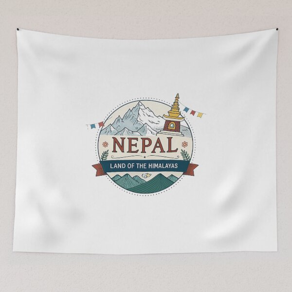 Item preview, Nepal - Land of the Himalayas designed and sold by likbatonboot.