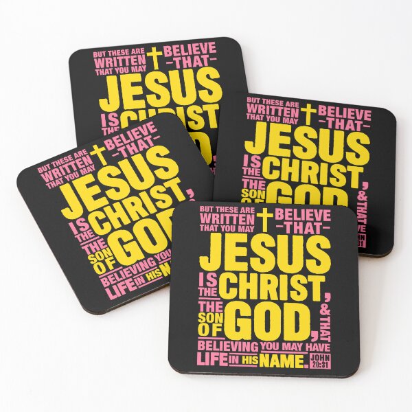 Item preview, John 20:31 Jesus Is The Christ The Son Of God designed and sold by plushism.