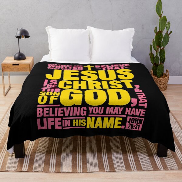 Item preview, John 20:31 Jesus Is The Christ The Son Of God designed and sold by plushism.