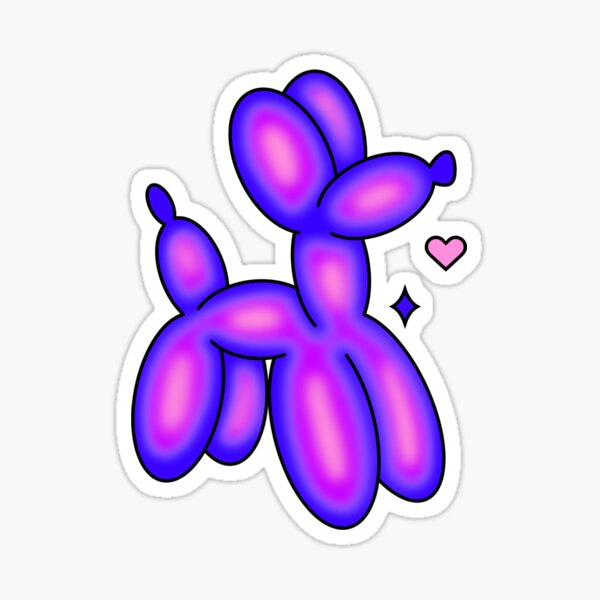 Item preview, Grape Balloon Dog designed and sold by mothsmokinmoss.