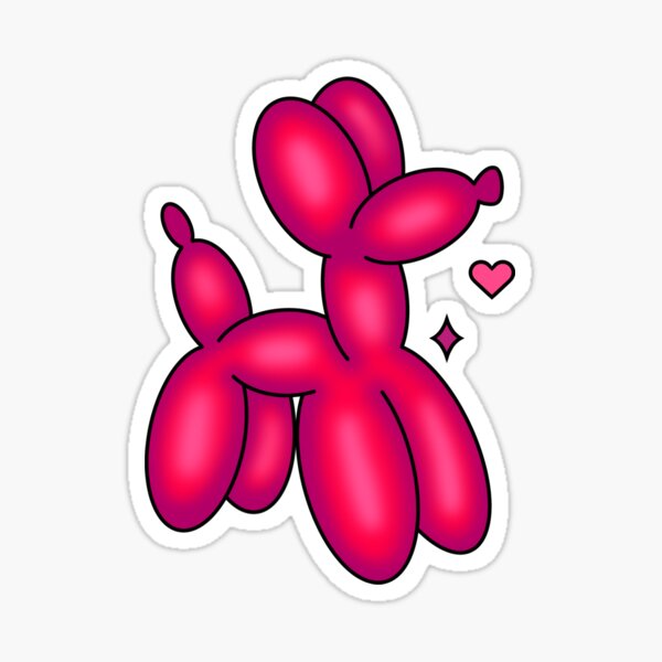 Item preview, Lovey Dovey Balloon Dog designed and sold by mothsmokinmoss.