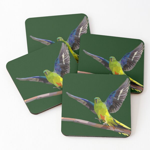 Item preview, Orange bellied Parrot (Neophema Chrysogaster) by Chris Corish designed and sold by CrookedPaintbrushStudios .