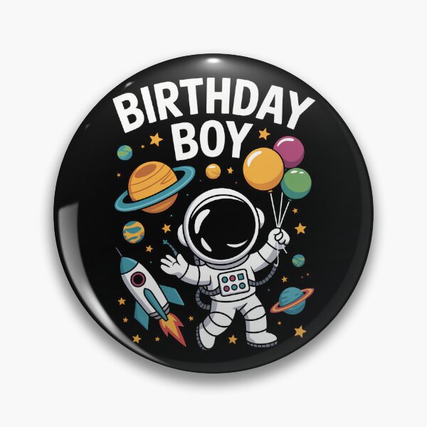 Item preview, Birthday Boy Astronaut Space Theme Birthday designed and sold by brynatshop.