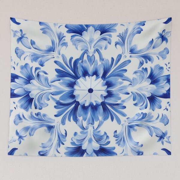 Item preview, Porcelain Pattern - Symmetrical Geometric Art Design designed and sold by BlissxPals.