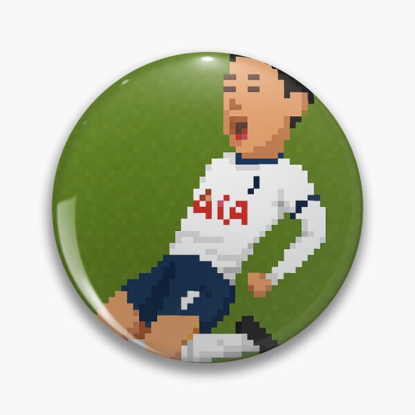 Item preview, Heung-Min Son Tottenham Pixel Slide Tribute designed and sold by OffsidePixels.