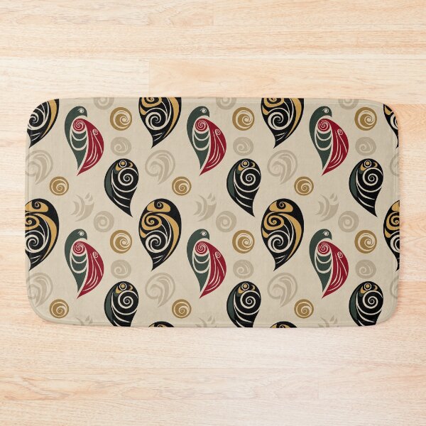 Item preview, Māori Sacred Bird Pattern with Koru Spirit designed and sold by Moisky Patterns.