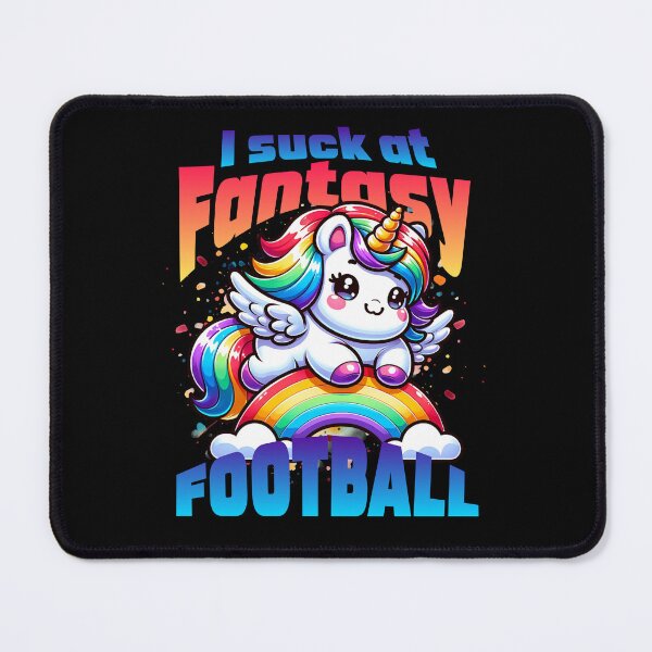 Item preview, I Suck At Fantasy Football Loser Unicorn designed and sold by Belarte.shop.