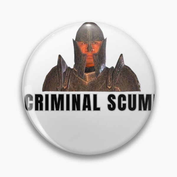 Item preview, STOP RIGHT THERE CRIMINAL SCUM designed and sold by Brownpants.