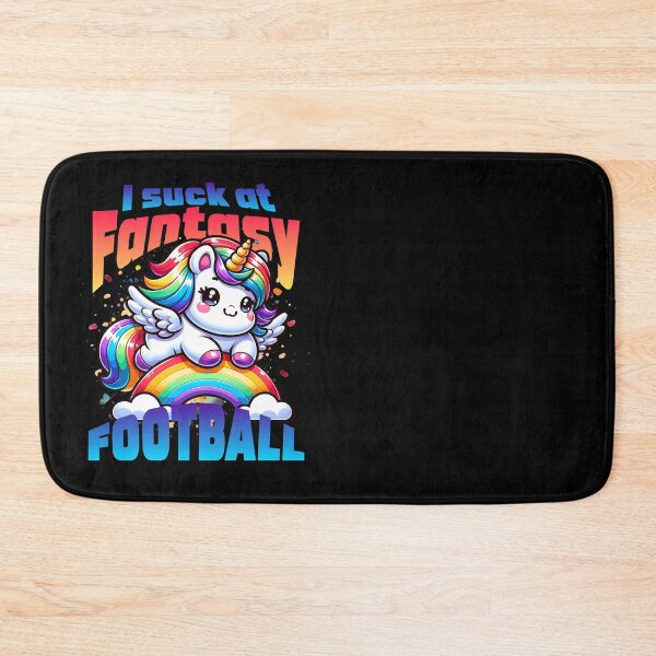 Item preview, I Suck At Fantasy Football Loser Unicorn designed and sold by Belarte.shop.
