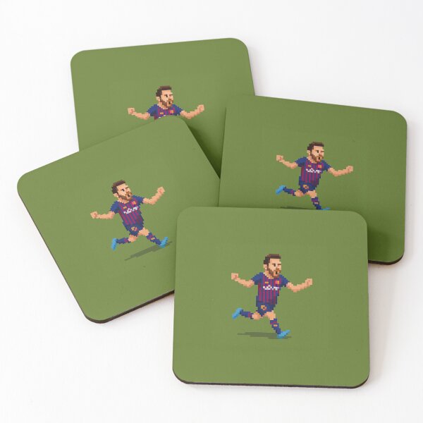Item preview, Lionel Messi Barcelona Pixel Art Tribute designed and sold by OffsidePixels.