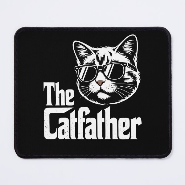 Item preview, The Catfather Funny Cat Dad Fathers Day Movie Pun Papa designed and sold by brynatshop.