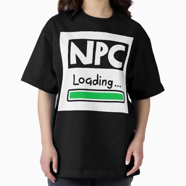 Vista previa del artículo con la obra «NPC Cargando....», diseñado y vendido por Godz Watcher Designs.