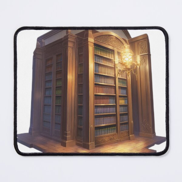 Item preview, Ornate Fantasy Library Bookshelf Aesthetic  designed and sold by CuteKawaiiStudio.