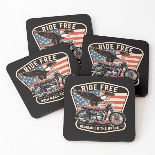 Item preview, Ride Free Remember the Brave – Memorial Day for Motorcycle Enthusiasts designed and sold by Slavicsoul.