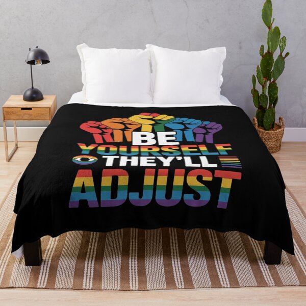 Item preview, LGBT Pride Month Be Yourselfs They'll Adjust Rainbow designed and sold by brynatshop.