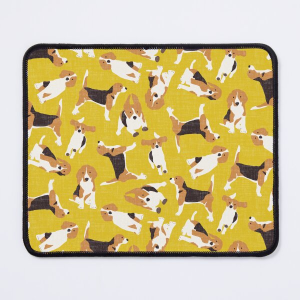 Item preview, beagle scatter yellow designed and sold by scrummy.
