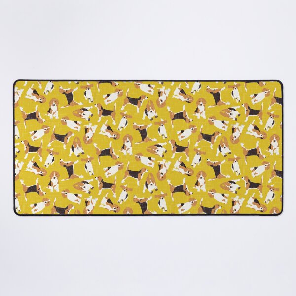 Item preview, beagle scatter yellow designed and sold by scrummy.