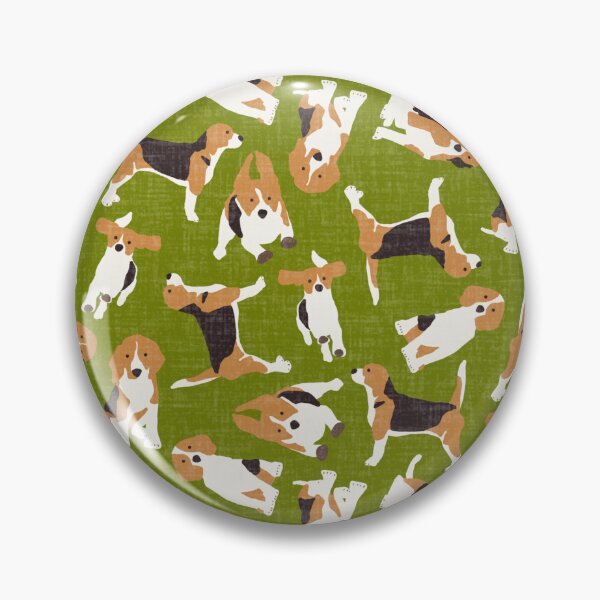 Item preview, beagle scatter green designed and sold by scrummy.