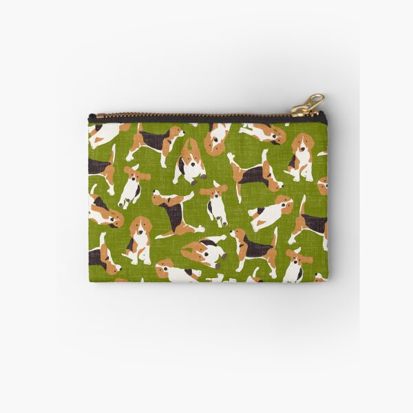 Item preview, beagle scatter green designed and sold by scrummy.