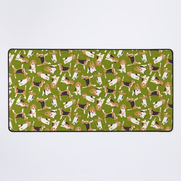 Item preview, beagle scatter green designed and sold by scrummy.