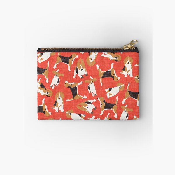 Item preview, beagle scatter coral designed and sold by scrummy.