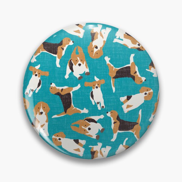 Item preview, beagle scatter blue designed and sold by scrummy.