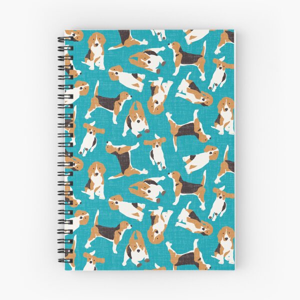 Item preview, beagle scatter azul designed and sold by scrummy.