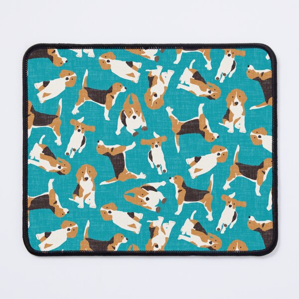 Item preview, beagle scatter blue designed and sold by scrummy.