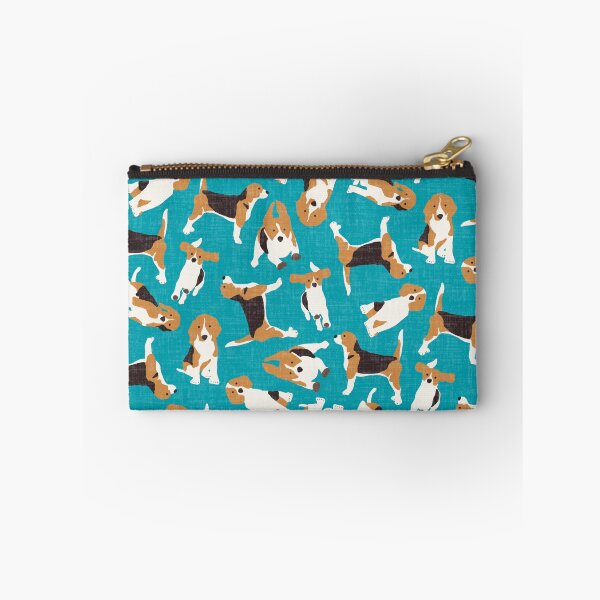 Item preview, beagle scatter blue designed and sold by scrummy.