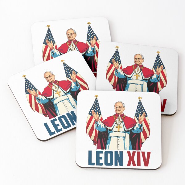 Item preview, Pope Leon XIV Patriotic Pope Pop Art  designed and sold by EvangelLuke.
