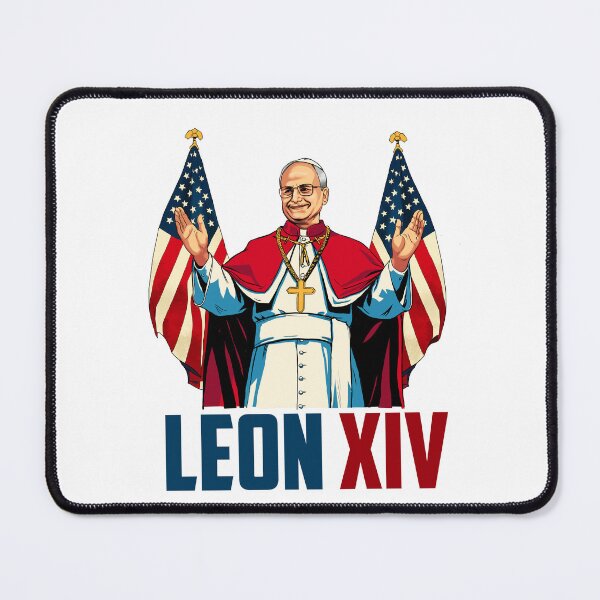 Item preview, Pope Leon XIV Patriotic Pope Pop Art designed and sold by EvangelLuke.