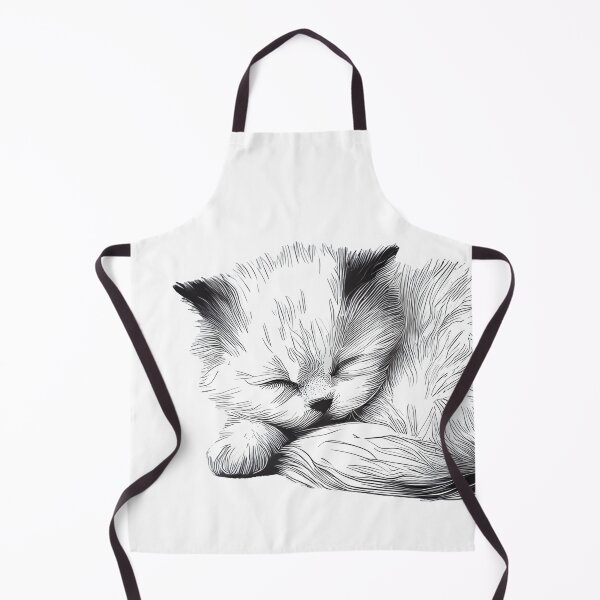 Item preview, Snoozing Birman Cat Sketch designed and sold by ShadowAndSlate.
