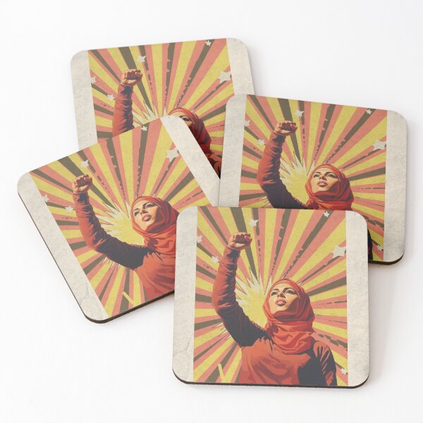 Item preview, Protesting woman with headscarf designed and sold by Mauswohn.