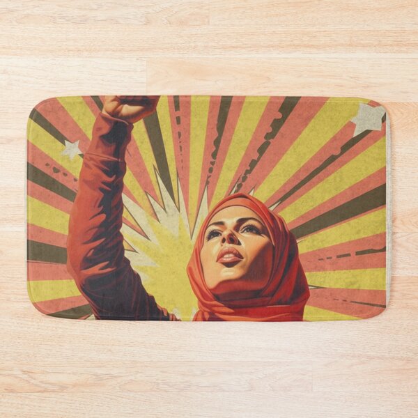 Item preview, Protesting woman with headscarf designed and sold by Mauswohn.
