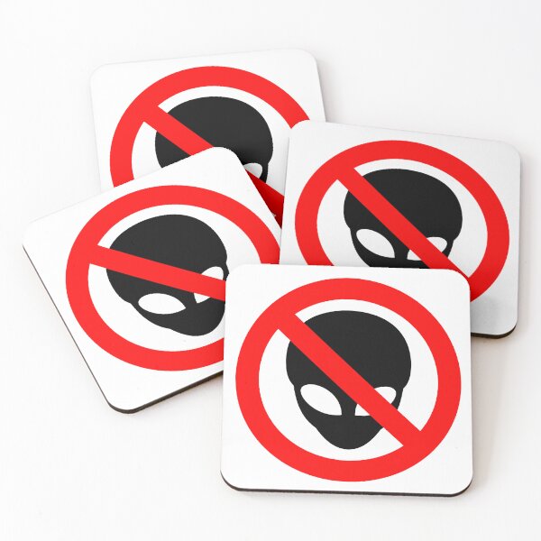 Item preview, Grey Aliens Prohibited Sign designed and sold by Alien Invasion.