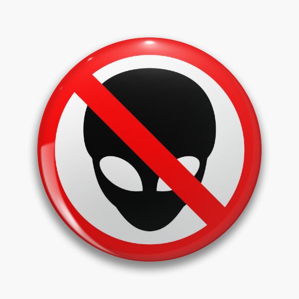 Artikelvorschau, Graue Aliens Verboten Schild entworfen und verkauft von Alien Invasion.