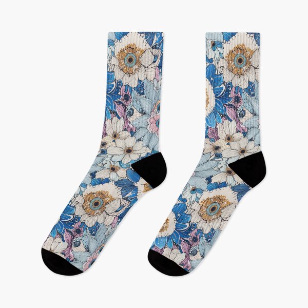 Artikelvorschau, Farbenfrohes abstraktes Blumenmuster mit Augenmotiven entworfen und verkauft von CoolPixels.